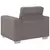 vidaXL Sofa stol Taupe 100 cm blago
