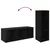 Set TV komoda Zidne 2 pcs Crni hrast 107 x 35 x 37 cm