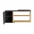 Hanah home Cipelarnik 104x37x47cm Hrast-Antracit