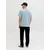 JACK & JONES Majica JJESOHO pastelno modra/črna/bela