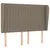 Vidaxl Box spring postelja z vzmetnico taupe 140x190 cm blago