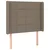 Vidaxl Box spring postelja z vzmetnico LED taupe 90x190 cm blago