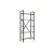 Hanah Home Polica za knjige Elysian, 90x180x33.5 cm, Krem