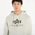 Mikina Alpha Industries Basic Hoodie BL Effect Print Stone M