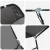 Sklopiva ležaljka za sunčanje 2 pcs Crna 182 x 55 x 85,5 cm
