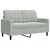 4-dijelni set sofa s jastucima svjetlosivi baršunasti