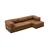 Atelier del Sofa Ugaona garnitura Comfort, 290 cm, Braon