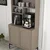 HANAH HOME Lyon 80 Atlas Black komoda