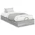 Otomanski krevet s pohranom Sivi Sonoma 203 x 90 x 25 cm