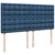 Vidaxl Box spring postelja z vzmetnico modra 180x200 cm blago