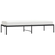 Metalni okvir za krevet crni 75 x 190 cm