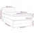 Vidaxl Box spring postelja z vzmetnico LED temno rjava 80x200 cm blago