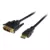 StarTech.com HDMIDVIMM6 adapter za video kabel 1,8 m HDMI DVI-D Črna