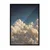 WallXpert uramljena slika 115242, beli oblaci pod tamnoplavim nebom, 30 x 40 cm, crni ram