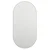 Ogledalo s LED svjetlima 40 x 20 cm stakleno ovalno