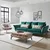 MEGA SOFA tekstil zelena