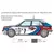 Model Kit automobila 3658 - Lancia Delta HF Integrale (1:24)