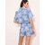 Lipsy Bluza Cornelli Bubble nebeško modra/bela