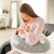 KOALA BABYCARE Jastuk za trudnice i dojenje Hugs tirkizno-beli