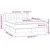 Vidaxl Box spring postelja z vzmetnico temno rjava 140x200 cm blago