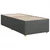 vidaXL Box spring postelja z vzmetnico temno siva blago