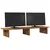 Stalak za monitor boja staro drvo 100x27x15cm konstruirano drvo