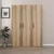 Hanah Home Garderober Kale-2281, 135x190x52 cm, Hrast