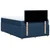 Vidaxl Box spring postelja z vzmetnico modra 120x190 cm blago