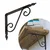 Nosač police ornament 240x190 crni