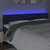 LED uzglavlje plavo 180 x 7 x 78/88 cm od tkanine