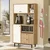 Hanah Home Višenamenska komoda RE3-SW, 88 x161.2 x35.5 cm, Hrast
