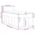 Vidaxl Box spring postelja z vzmetnico temno rjava 90x200 cm blago