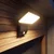 LED spoljašnje zidno svetlo sa senzorom LED/18W/230V IP44 crna