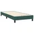Vidaxl Box spring postelja z vzmetnico LED temno zelena 80x220 cm žamet