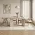 HANAH HOME Rasklopivi trpezarijski sto Sorell Travertine