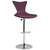 Barski stolci od umjetne kože 2 kom ljubičasti