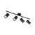Globo 57914-4 - Stropno reflektorsko svetlo ALLVI 4xGU10/25W/230V crno