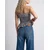 Levis RIBCAGE WIDE LEG H223 Modra