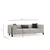 Atelier del Sofa Trosed Gio 93x75x225cm Beli