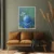 Canvas Slika na platnu Still Life of a Moneyplant Branch in Blue Vase, Egon Schiele, Sa ramom, 60 x 80 cm, Beli
