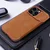 Maska na preklop Nillkin Qin Pro za iPhone 15 Pro Max braon