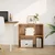 Vidaxl Knjižna omara artisan hrast 80x30x77 cm inženirski les