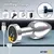 AfterDark Dimpor Metal Vibrating Anal Plug Size L