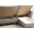 Atelier del Sofa Ugaona garnitura Polya 216x86x130cm Svetlosiva