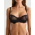 Trendyol Black Lace Openwork/Hole Covered Balconette Knit Bra
