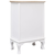 vidaXL Predalnik bel 50x30x80 cm les