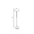 Aberto Design Podna lampa Büyük Retro, 170 cm, E27, Crna