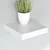 Plutajuća zidna polica bijela 23 x 23,5 x 3,8 cm MDF