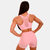 GymBeam Sportski grudnjak Mesh Panel Pink