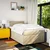 vidaXL vidaXL Box spring postelja z vzmetnico krem 120x190 cm blago, (21321092)